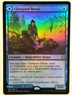 Glasspool Mimic Glasspool Shore LP/NM* FOIL Zendikar Rising 060/280 -UnltdCards - Image 1