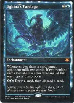 MTG: Special Guests: Showcase Sphinx's Tutelage: Lightly Played Condition - Image 1