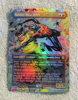 Spider-Man 2099 0205 R Borderless Foil - Magic MTG Marvel's Spider-Man - Image 2