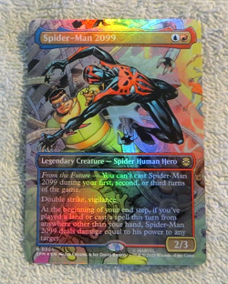 Spider-Man 2099 0205 R Borderless Foil - Magic MTG Marvel's Spider-Man - Image 3