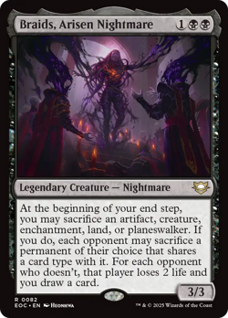 Braids, Arisen Nightmare #82 | NM | Edge of Eternities Commander EOC Magic MTG - Image 1