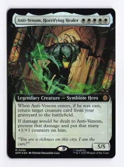 Anti-Venom, Horrifying Healer (Extended Art) (Foil) MTG Marvel's Spider-Man SPM - Image 1