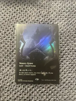 Watery Grave (Borderless) (Foil) - MTG Edge of Eternities - Image 1