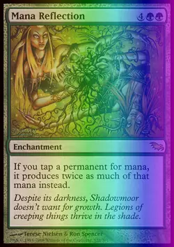 MTG Magic the Gathering Mana Reflection (122/315) Shadowmoor LP FOIL - Image 1