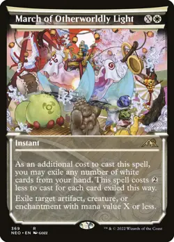 MTG March of Otherworldly Light (369/604) Kamigawa Neon Dynasty NM - Image 1