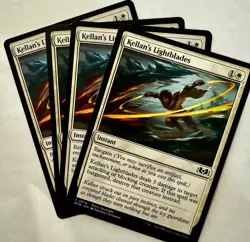 4x Kellan's Lightblades MTG Wilds of Eldraine NM Magic Regular - Image 1