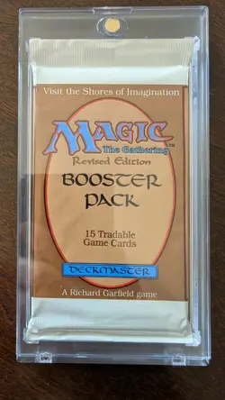 MTG Magic the Gathering Revised 3rd Edition 1994 Booster Pack New / Sealed 742818067003 - Image 1