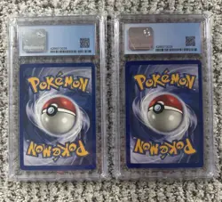 Ninetales, Raichu Lot of 2 Base Set Fossil WOTC Holo Near Mint Pokemon TCG CGC - Image 2
