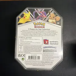 Nintendo Pokemon V Powers Tin Trading Card Game PikachuV - Pikachu Tin 820650807794 - Image 2