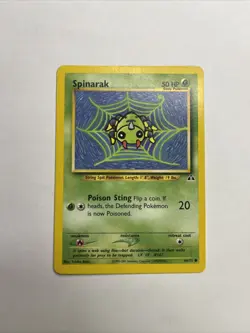 Pokemon TCG Spinarak Neo Discovery 64/75 Regular Unlimited Common - Image 1