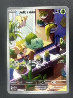1x Bulbasaur - 143/142 - Illustration Rare NM-Mint Pokemon SV07 - Stellar Crown - Image 1