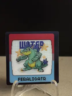 Pokemon Eif origin Gameboy Lenticular (RARE) Shining Feraligatr #I1 - Image 1
