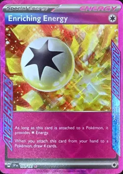 Pokemon TCG Enriching Energy 191/191 SV08: Surging Sparks ACE SPEC Rare - Image 1
