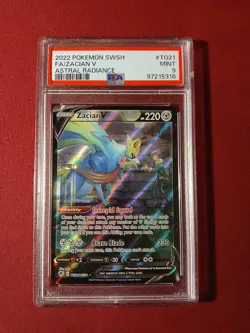 Zacian V Astral Radiance PSA 9 Full Art English 2022 Pokemon #TG21 - Image 2