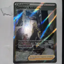 Pokemon TCG Cynthia's Ambition Crown Zenith Galarian Gallery GG60/GG70 Full Art - Image 1