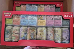 Costco Pokemon Prismatic Evolutions 8 Mini Tins 2 Pack - Image 2