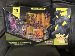 Pokemon TCG Pikachu & Zekrom GX Tag Team Premium Collection Gamestop Exclusive - Image 1
