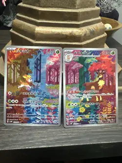 Pokemon Deerling & Sawsbuck temporal forces Japanese - Image 1
