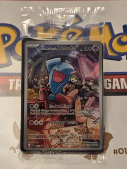 Pokemon TCG - Team Rockets Wobbuffet - SVP 203 Black Star Promo Sealed w/divider - Image 1