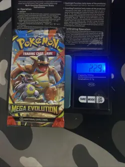 Extremely heavy 22.9g! Pokemon Mega Evolution booster pack English - Image 1
