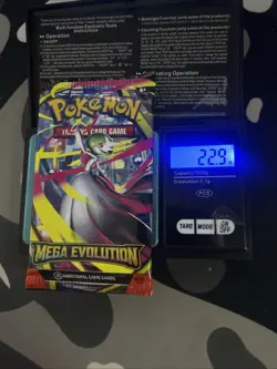 Extremely heavy 22.9g! Pokemon Mega Evolution booster pack English - Image 1