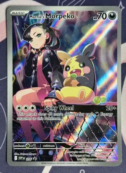 Pokemon TCG Marnie's Morpeko SVP 206 Rival Battle Deck Black Star Promo NM - Image 1