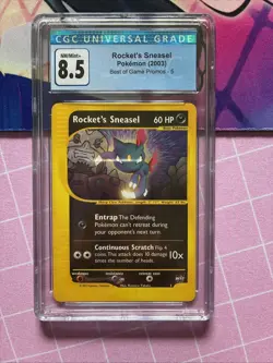 Rocket's Sneasel - 5 [Winner] 005/009 Best of Game, GCG 8.5 Pokemon Vintage TCG - Image 1