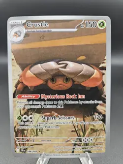 Crustle 186/182 Illustration Rare Holo SV Destined Rivals Pokemon NM - Image 1