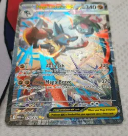 Pokemon Mega Evolutions Mega Lucario Ex SIR 179/132 NM/M Pack Fresh - Image 3