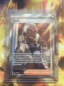 Tyme #143/131 Pokemon SV: Prismatic Evolutions Ultra Rare Near Mint or Better - Image 1