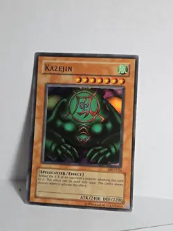 Yu-Gi-Oh! TCG Kazejin Metal Raiders MRD-E026 Unlimited Super Rare - Image 2