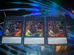 3x Number 106: Giant Hand 1st Edition Secret Rare RA04-EN066 Yu-Gi-Oh! - Image 1