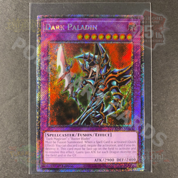 Yugioh Dark Paladin RA03-EN126 Platinum Secret Rare 1st Edition NM - Image 4
