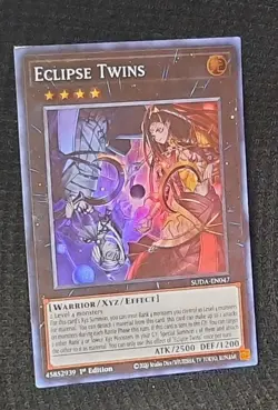 Eclipse Twins *SUPER RARE* SUDA-EN047 1st Edition SUPREME DARKNESS - Image 1