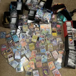 Used Pokemon Lot V As Seen Over 1K Cards Some Dents And Tears - Image 1