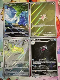 Lot Of 4 - Pokemon TCG Illustration Rare Cards Assortment SEE PHOTOS NEW NM IR - Image 1