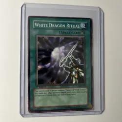 White Dragon Ritual SKE-025 Common 1st Edition Yu-Gi-Oh Card MP-HP - Image 1
