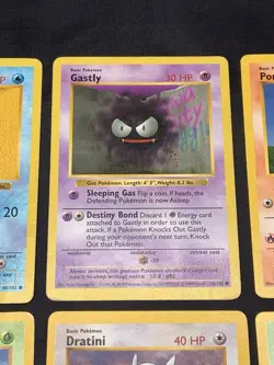 Base Set Shadowless 1999 Vintage WOTC Pokemon Cards HP Dratini, Gastly, Machoke - Image 3