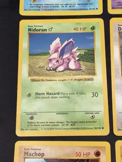 Base Set Shadowless 1999 Vintage WOTC Pokemon Cards HP Dratini, Gastly, Machoke - Image 5