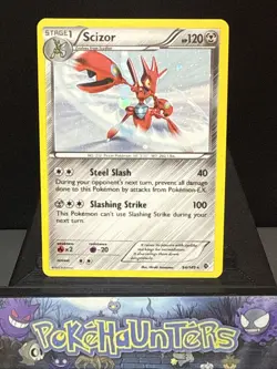 Pokemon Card Scizor 94/149 Boundaries Crossed Cosmos Holo Rare Played - Image 1