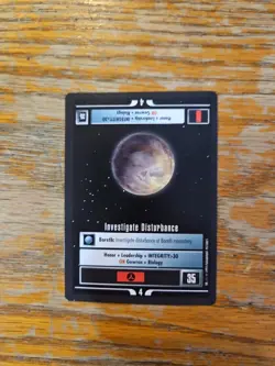 Star Trek Ccg The Next Generation Limited Edition Mission Card - Image 1
