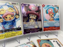 One Piece TCG Tony Tony Chopper Foil Reg Lot Of 5 Cards Japanese NM - Image 3