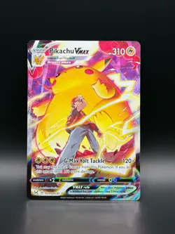 Pikachu VMAX - TG17/TG30 - Full Art Rare Holo Lost Origin - Pokemon Card - NM - Image 1