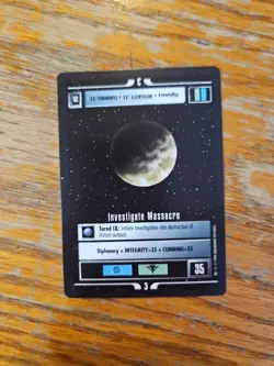 Star Trek Ccg The Next Generation Limited Edition Mission Card - Image 1
