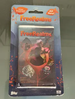 Topps 2009 Free Realms Trading Card Game Unopened Pack New Sealed - Image 1