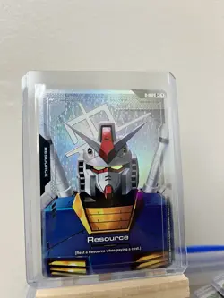 Resource R-002 C+ Newtype Rising Rare Textured Foil Gundam Card Game NM/M - Image 1