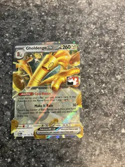Gholdengo Ex Pokemon Prize Pack Series 5 Promo Pokemon Card NM Play Stamp - Image 1