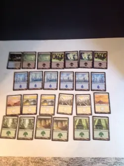 Magic The Gathering Basic Land Assortment Of Cards 25 - Image 1