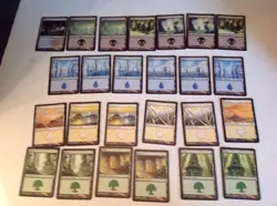 Magic The Gathering Basic Land Assortment Of Cards 25 - Image 3