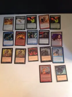 Magic The Gathering Enchantment Mana Source Summon Knight Interrupt Cards - Image 1